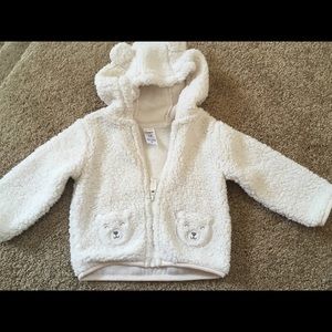 Carters 12 month fuzzy jacket